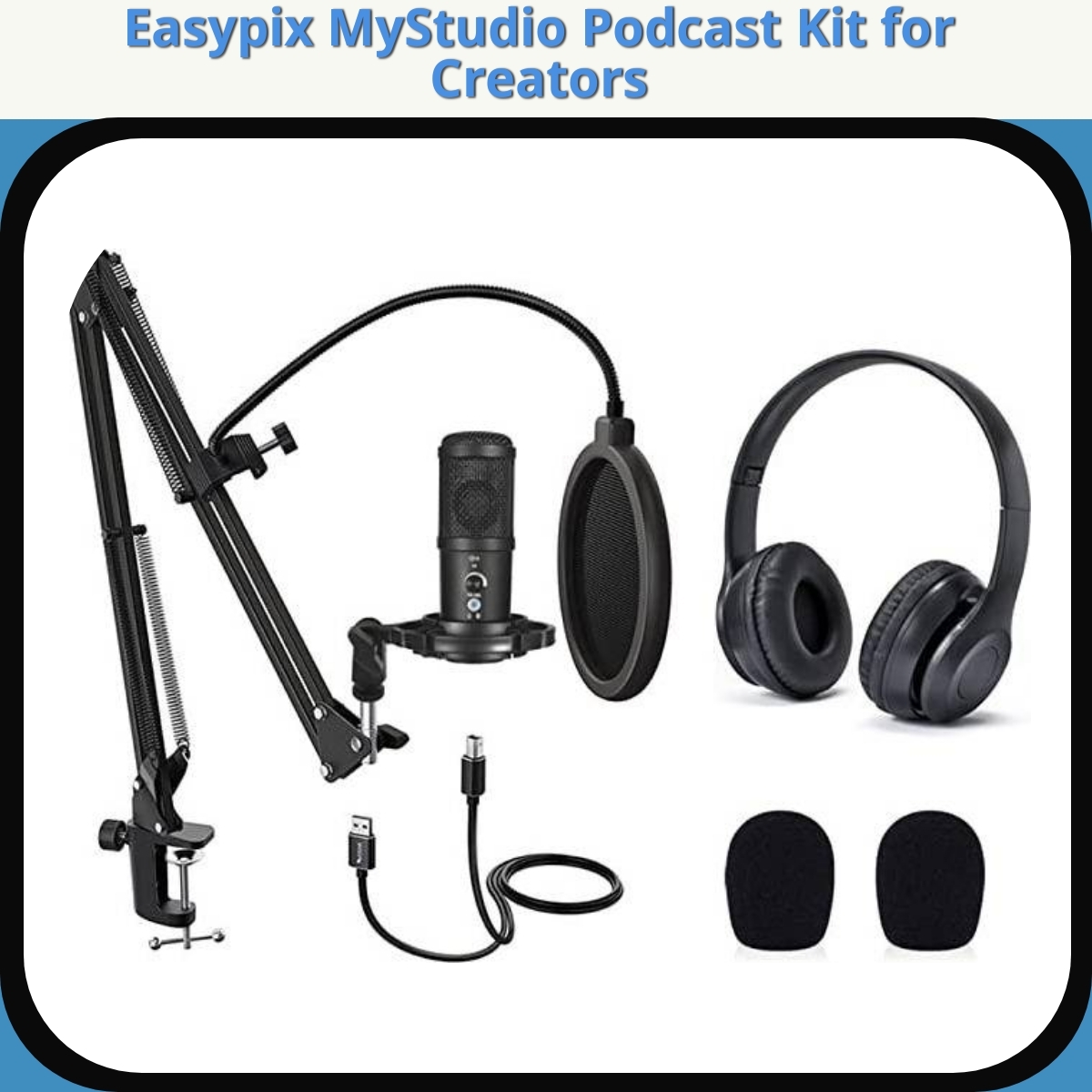 Anmeldelse af Easypix MyStudio Podcast Kit for Creators