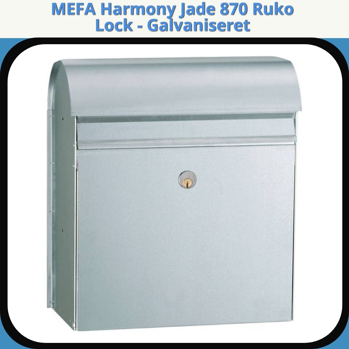 Anmeldelse af MEFA Harmony Jade 870 Ruko Lock - Galvaniseret