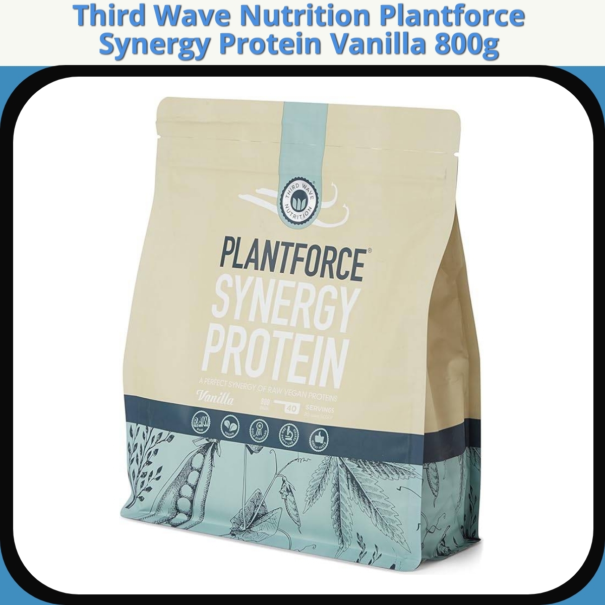 Anmeldelse af Third Wave Nutrition Plantforce Synergy Protein Vanilla 800g