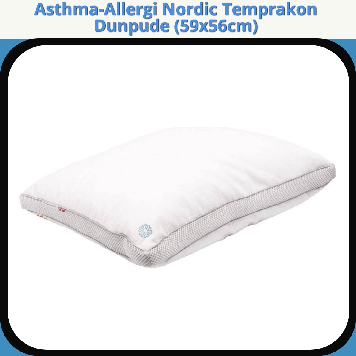 Anmeldelse af Asthma-Allergi Nordic Temprakon Dunpude (59x56cm)