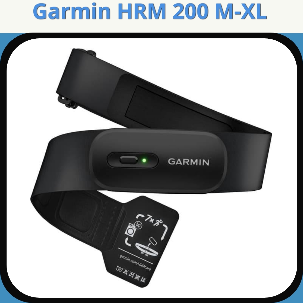Anmeldelse af Garmin HRM 200 M-XL