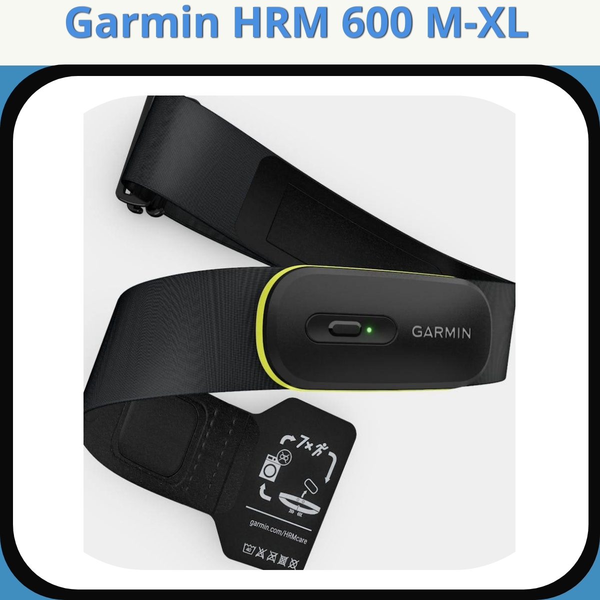 Anmeldelse af Garmin HRM 600 M-XL