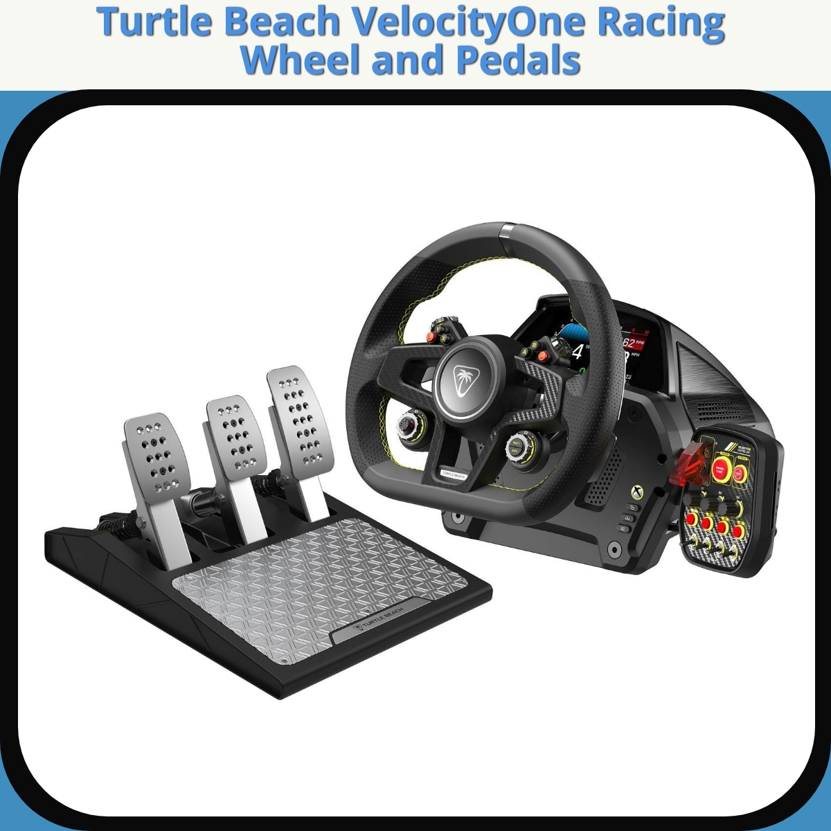 Anmeldelse af Turtle Beach VelocityOne Racing Wheel and Pedals