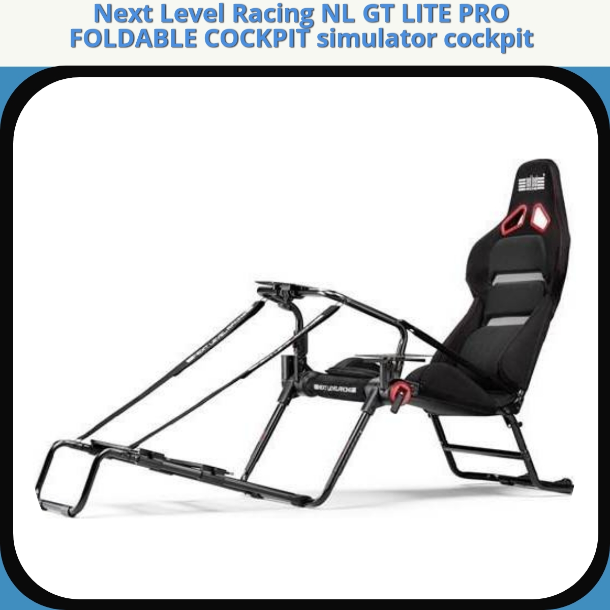 Anmeldelse af Next Level Racing NL GT LITE PRO FOLDABLE COCKPIT simulator cockpit