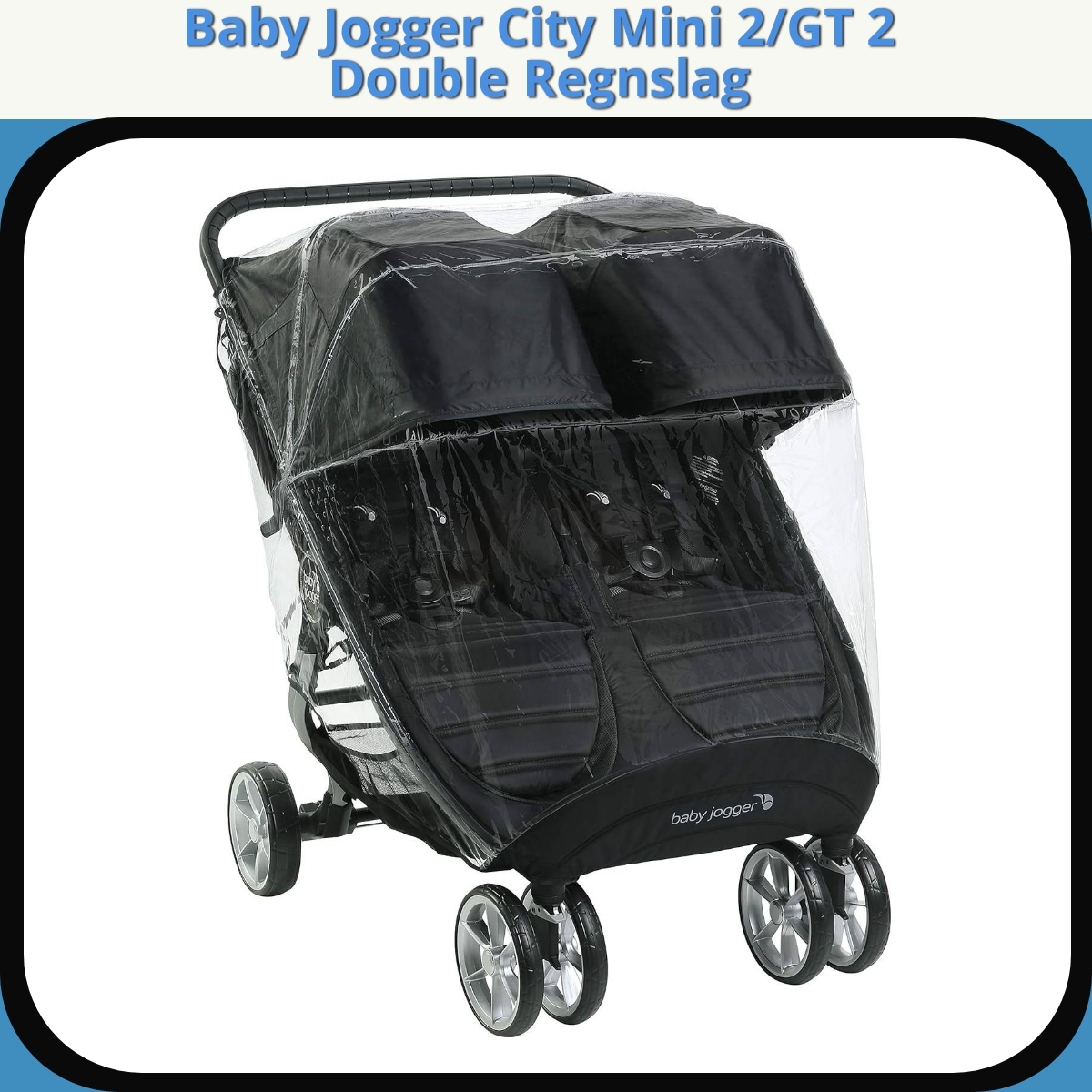 Anmeldelse af Baby Jogger City Mini 2/GT 2 Double Regnslag