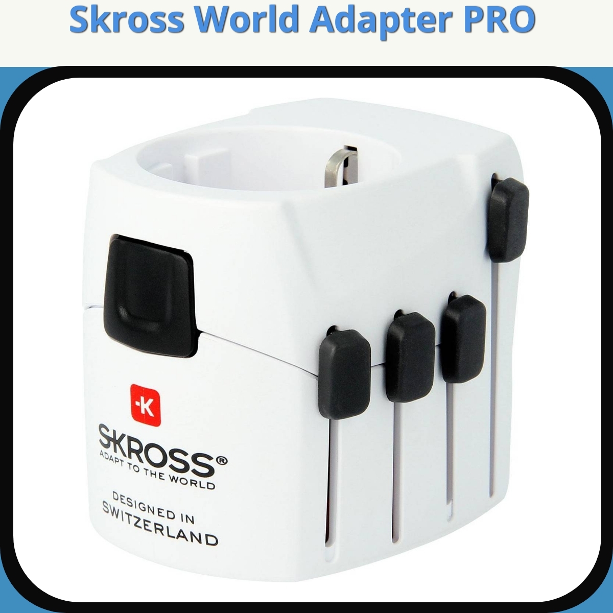 Anmeldelse af Skross World Adapter PRO