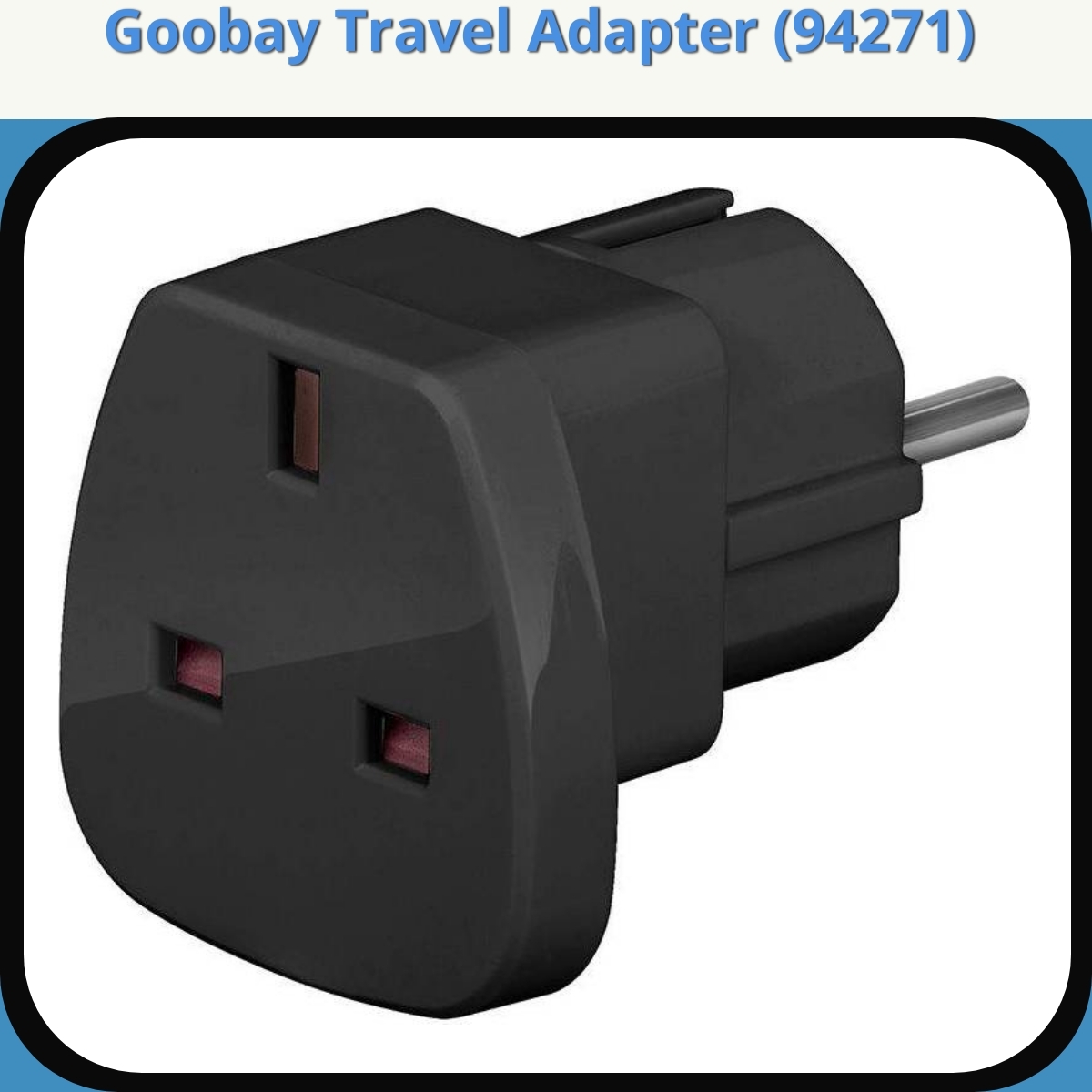 Anmeldelse af Goobay Travel Adapter (94271)