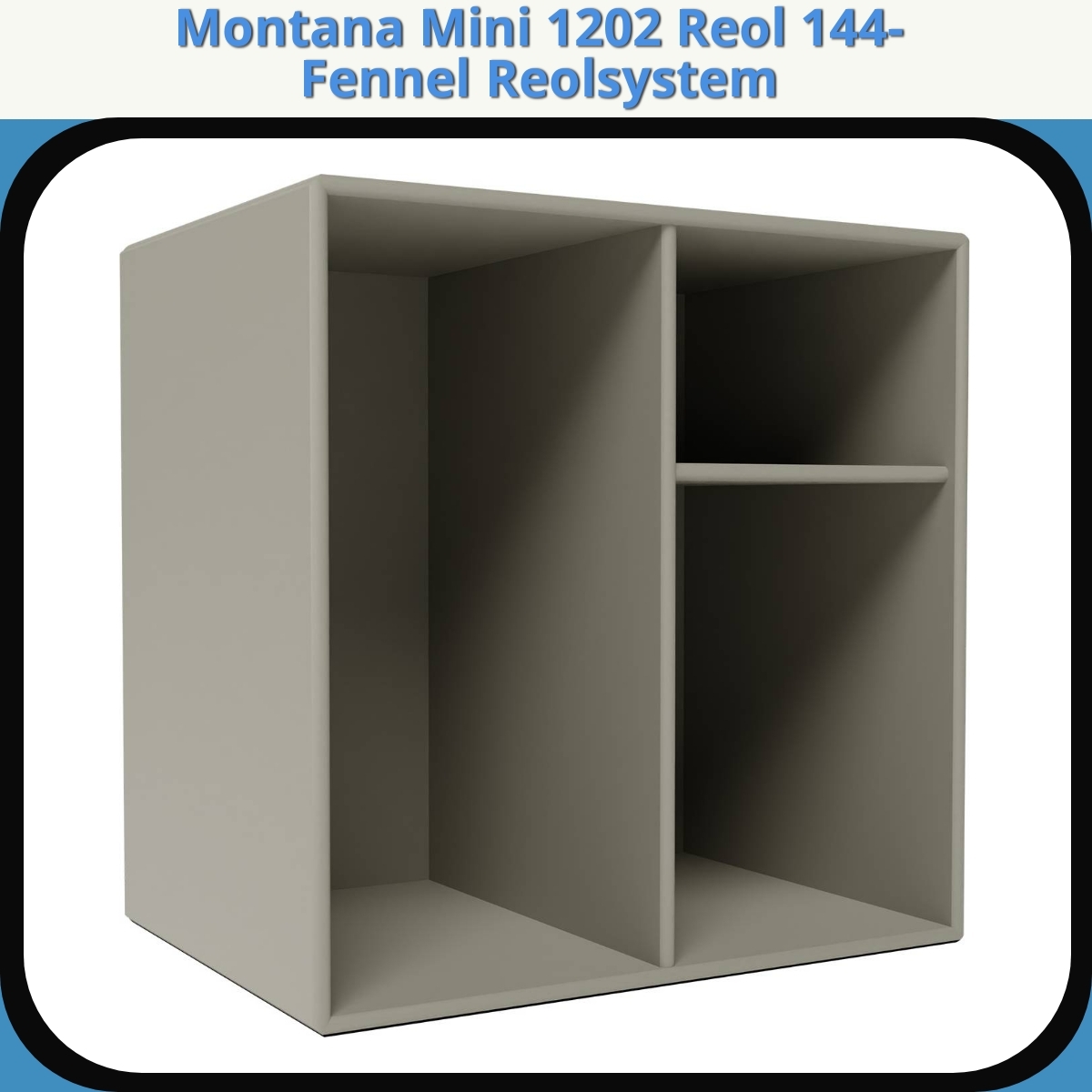 Anmeldelse af Montana Mini 1202 Reol 144-Fennel Reolsystem