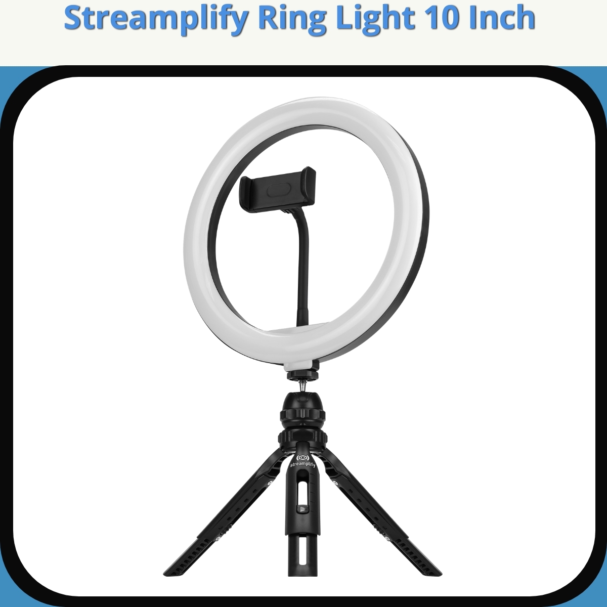 Anmeldelse af Streamplify Ring Light 10 Inch