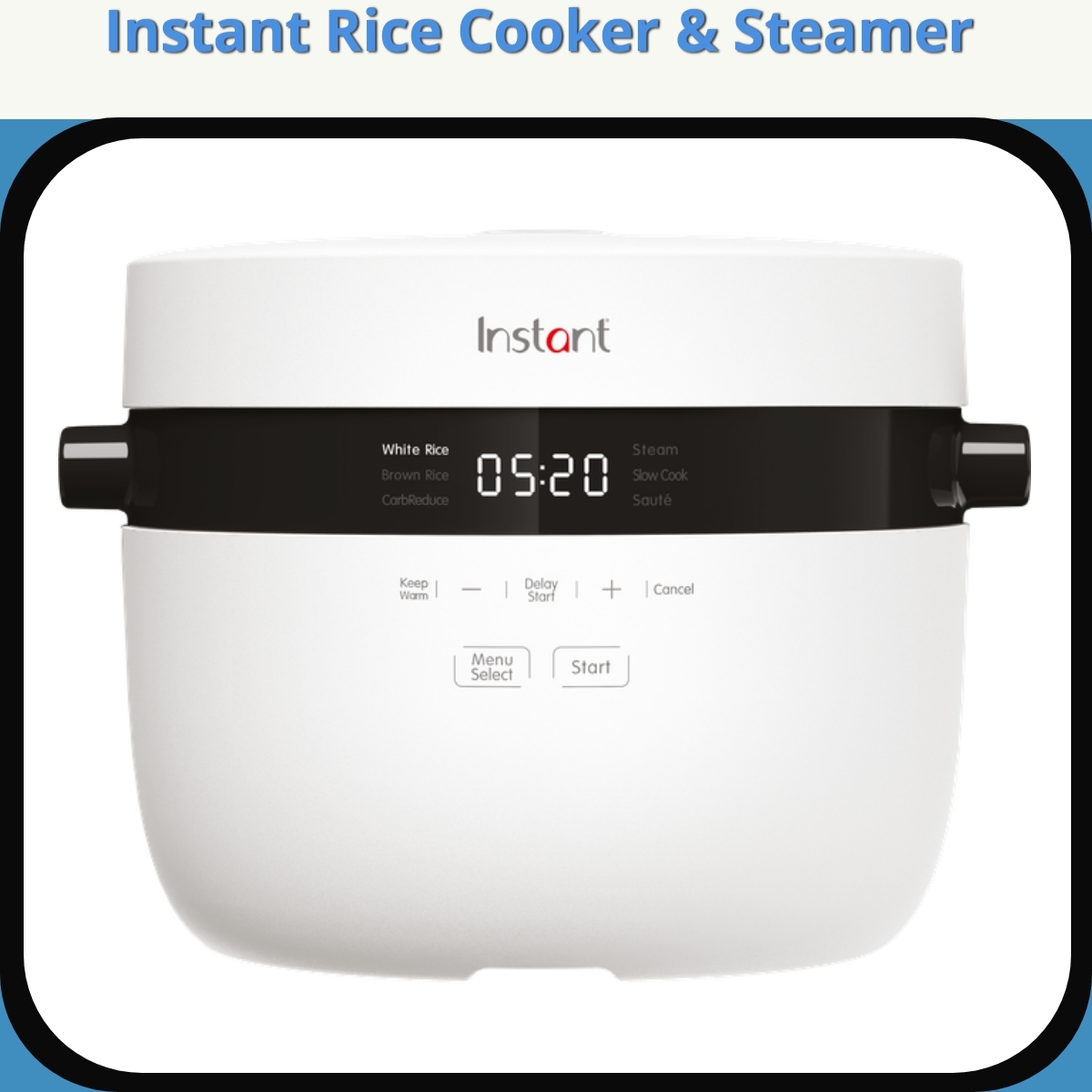 Anmeldelse af Instant Rice Cooker & Steamer