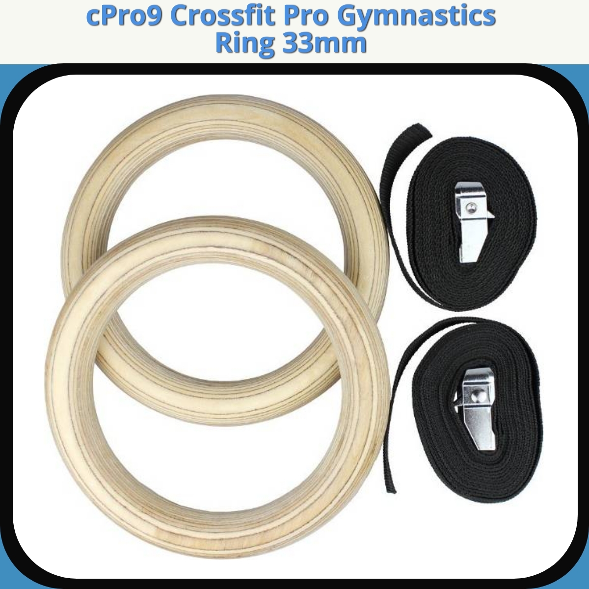 Anmeldelse af cPro9 Crossfit Pro Gymnastics Ring 33mm