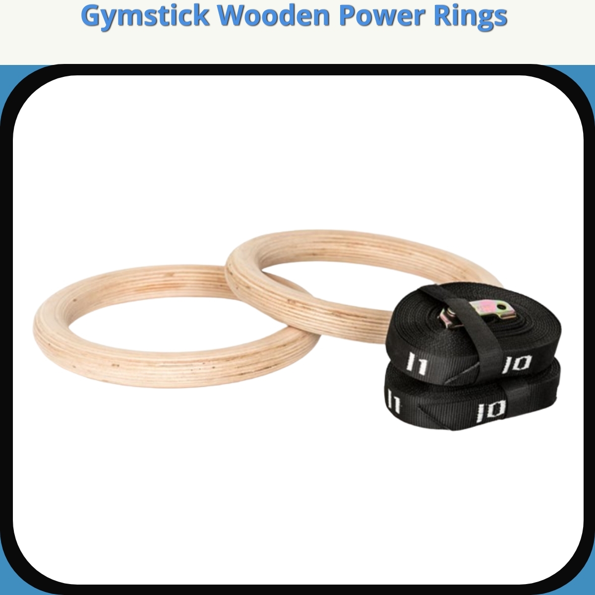 Anmeldelse af Gymstick Wooden Power Rings