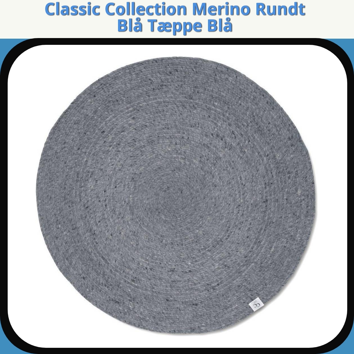 Anmeldelse af Classic Collection Merino Rundt Blå Tæppe Blå