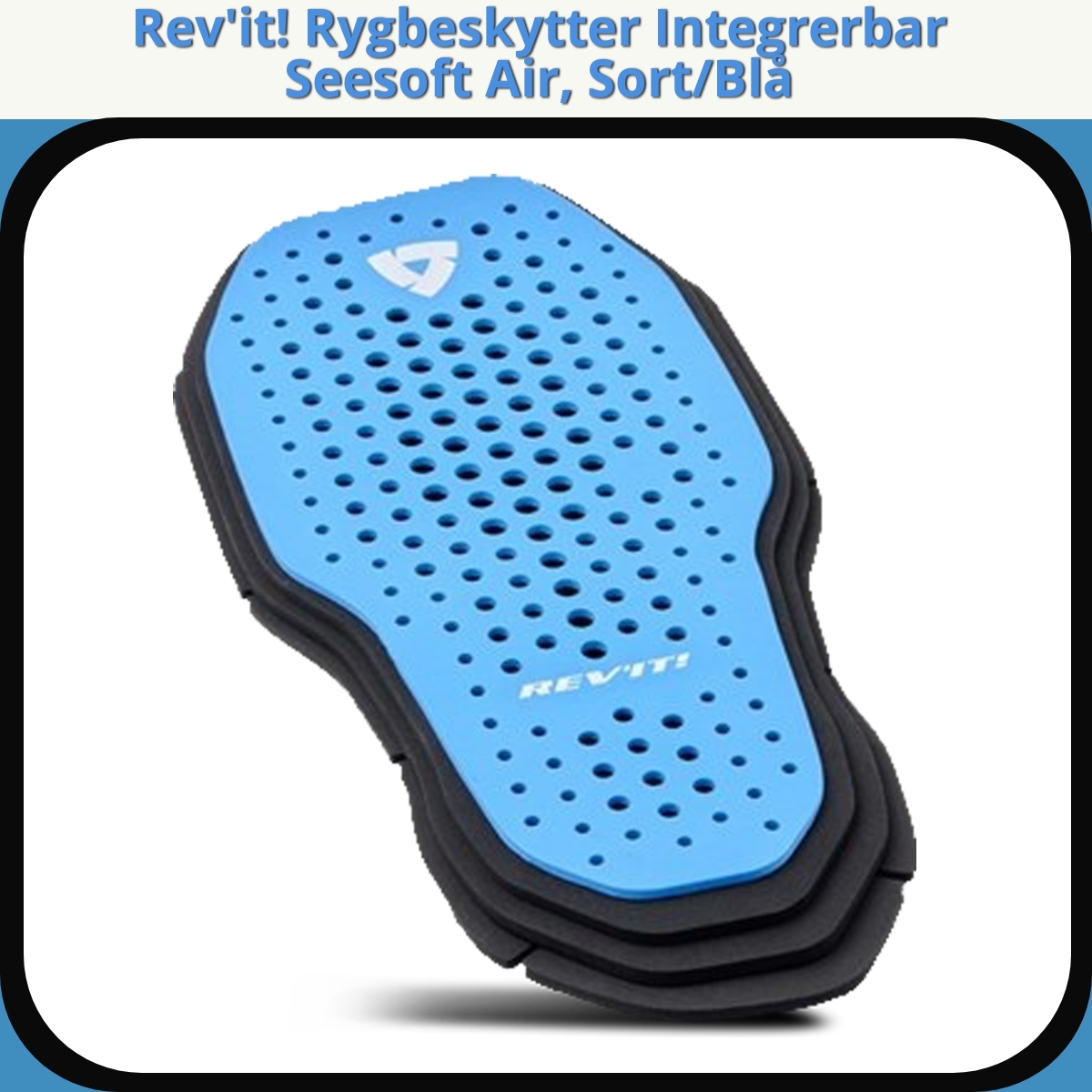 Anmeldelse af Rev'it! Rygbeskytter Integrerbar Seesoft Air, Sort/Blå