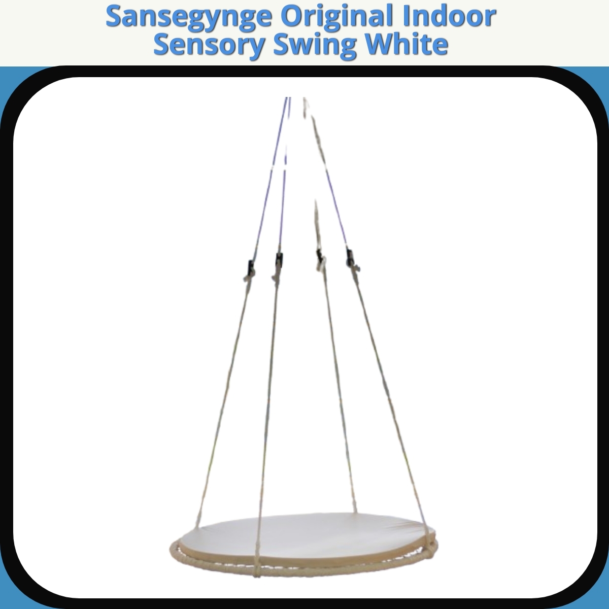 Anmeldelse af Sansegynge Original Indoor Sensory Swing White