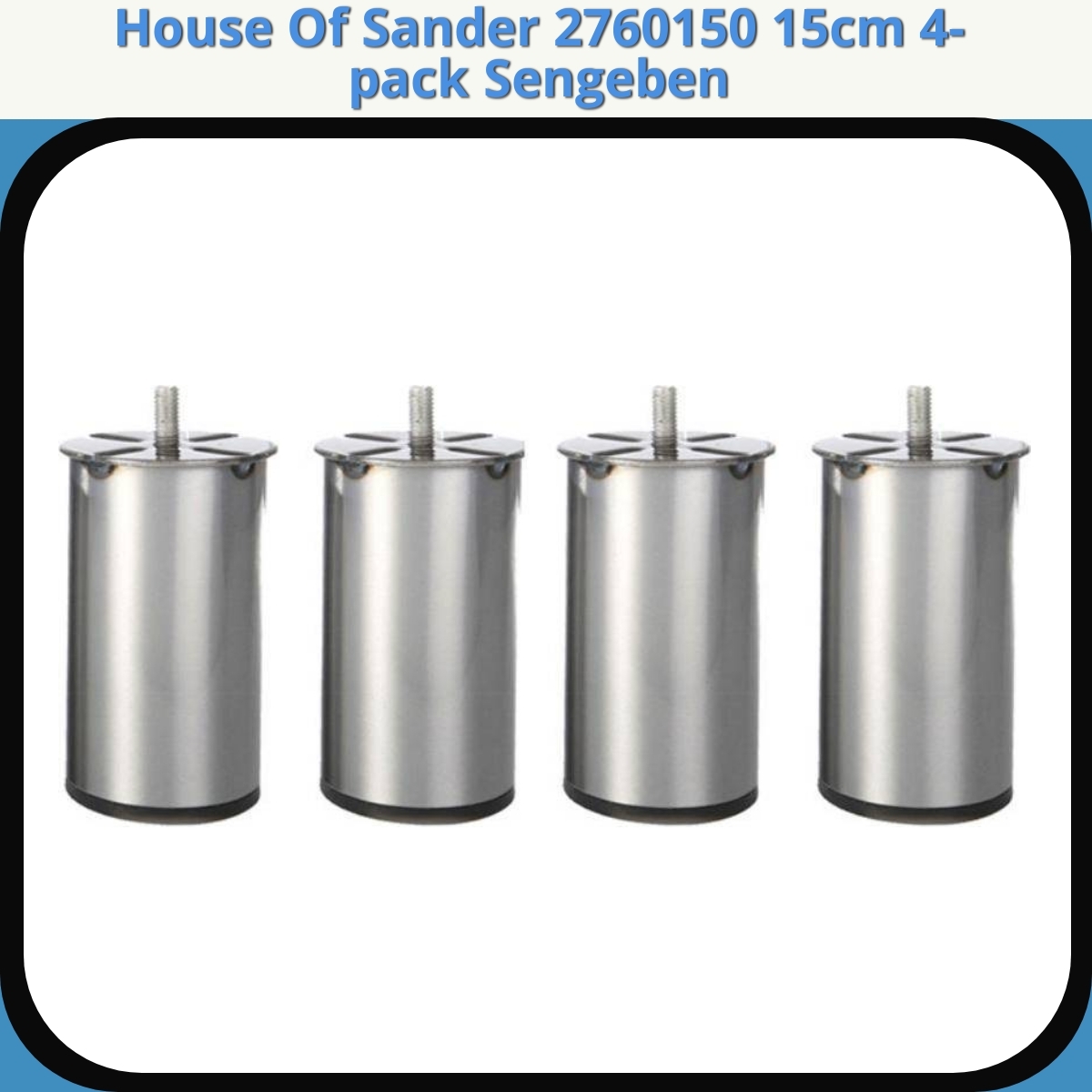 Anmeldelse af House Of Sander 2760150 15cm 4-pack Sengeben