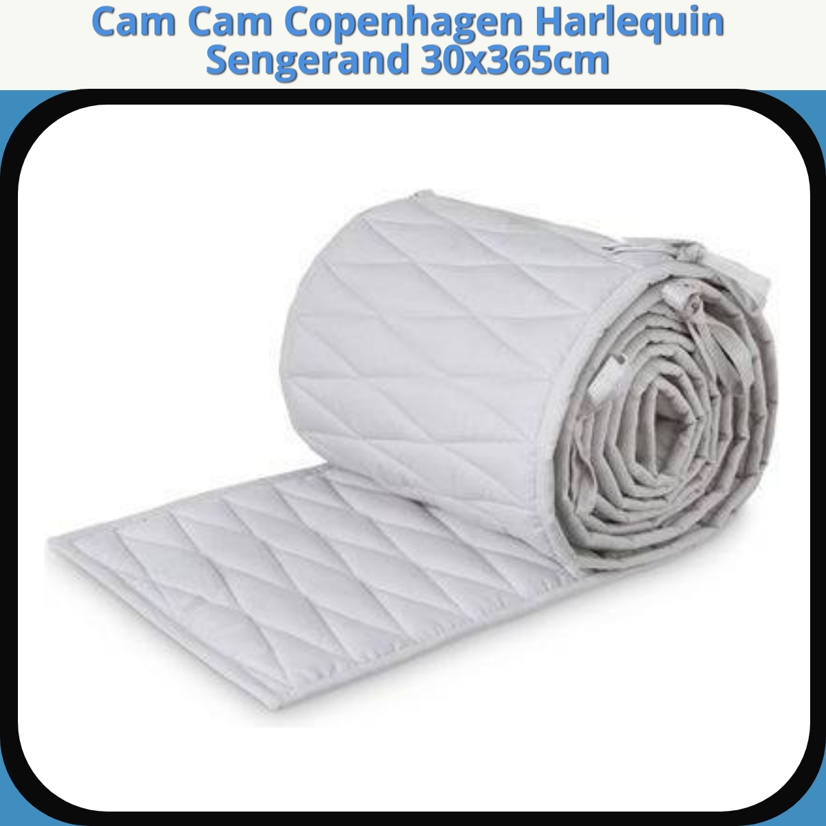 Anmeldelse af Cam Cam Copenhagen Harlequin Sengerand 30x365cm