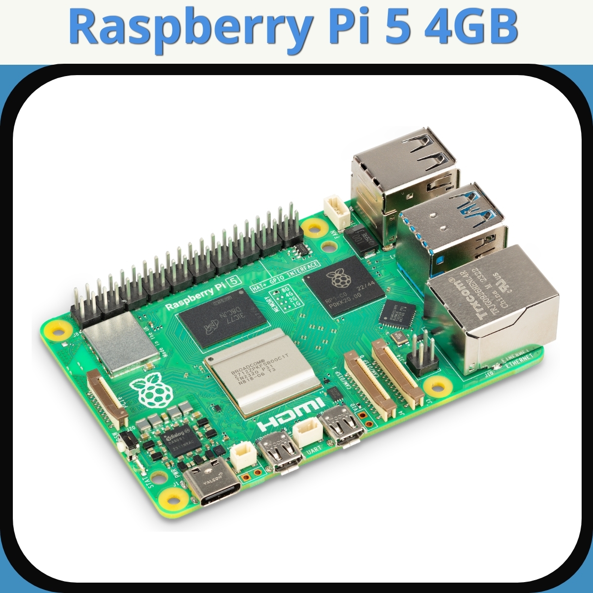 Anmeldelse af Raspberry Pi 5 4GB
