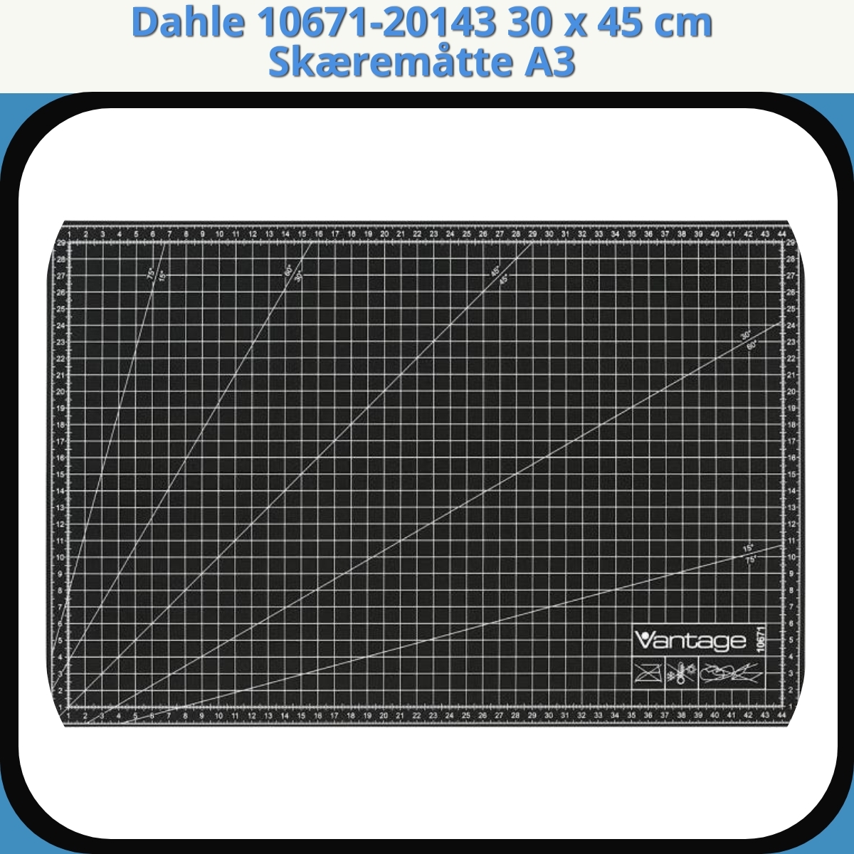 Anmeldelse af Dahle 10671-20143 30 x 45 cm Skæremåtte A3