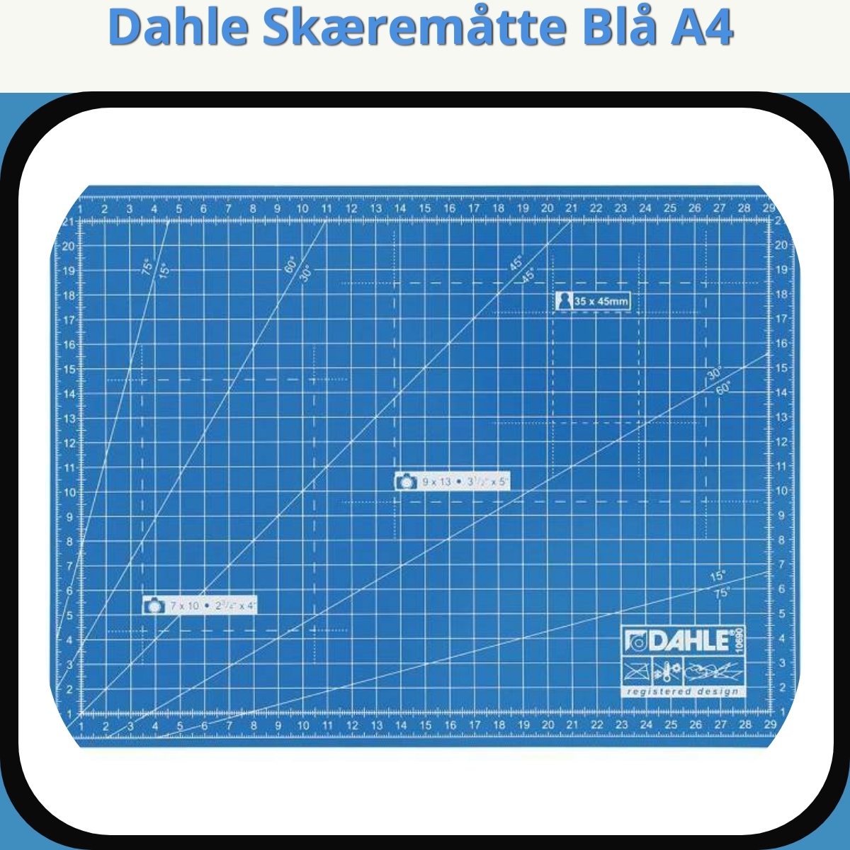 Anmeldelse af Dahle Skæremåtte Blå A4
