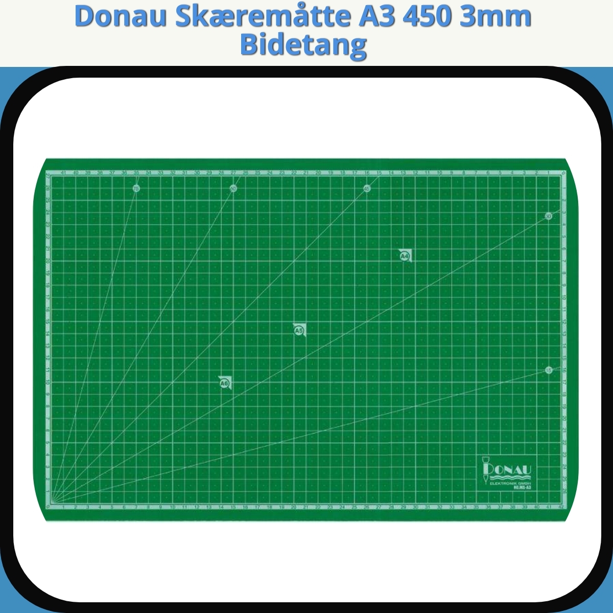 Anmeldelse af Donau Skæremåtte A3 450 3mm Bidetang