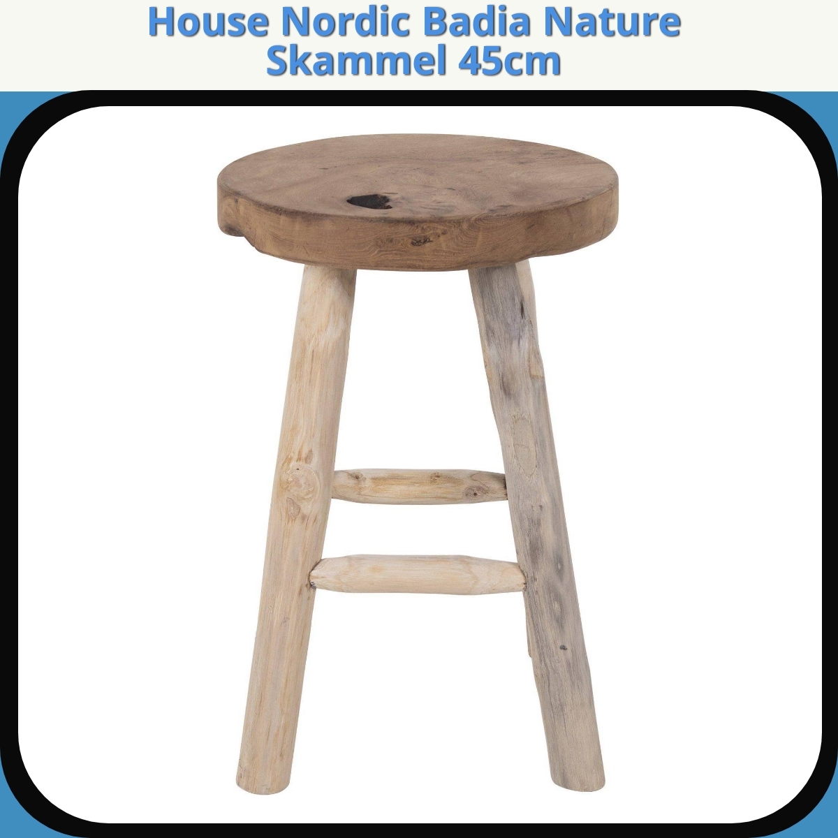 Anmeldelse af House Nordic Badia Nature Skammel 45cm