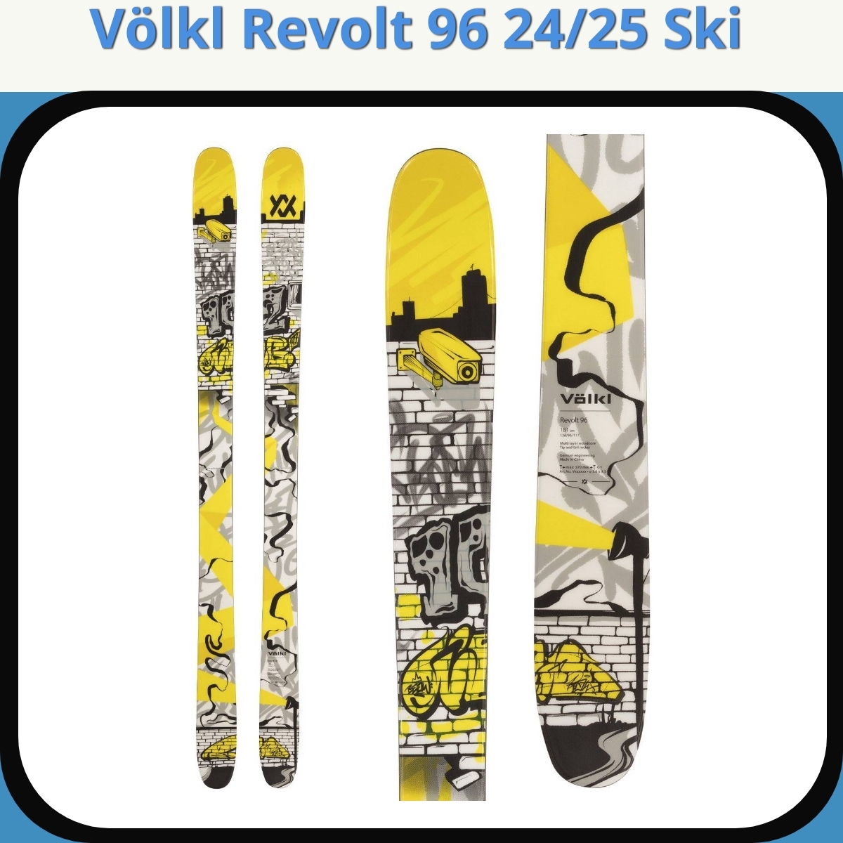 Anmeldelse af Völkl Revolt 96 24/25 Ski