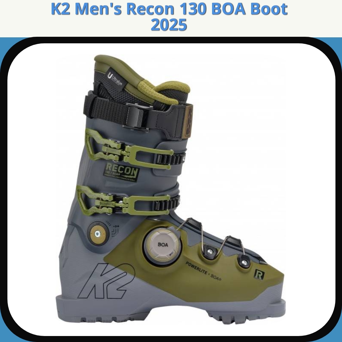 Anmeldelse af K2 Men's Recon 130 BOA Boot 2025