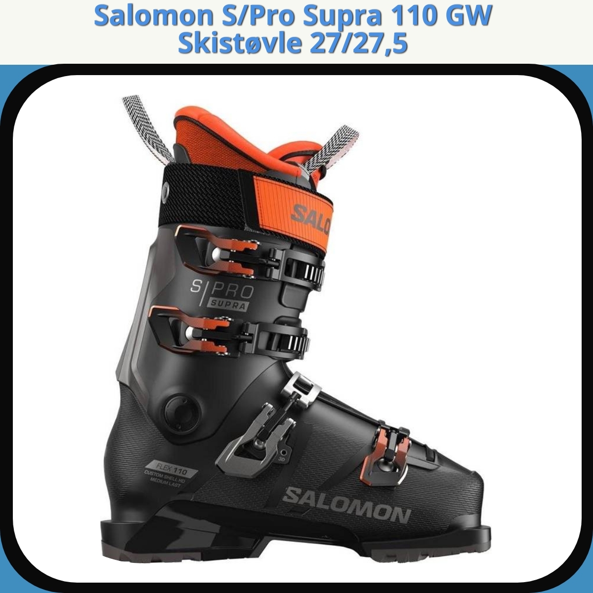 Anmeldelse af Salomon S/Pro Supra 110 GW Skistøvle 27/27,5
