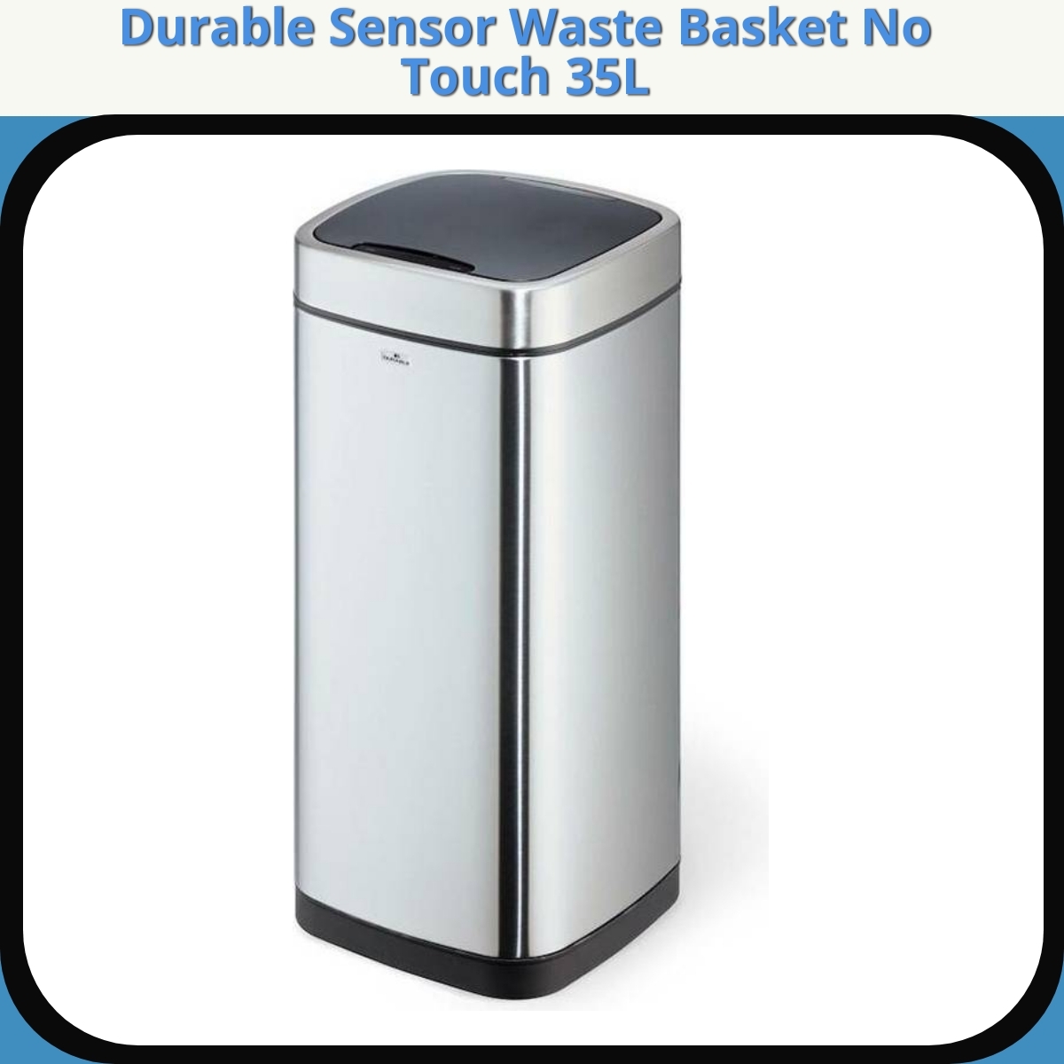 Anmeldelse af Durable Sensor Waste Basket No Touch 35L