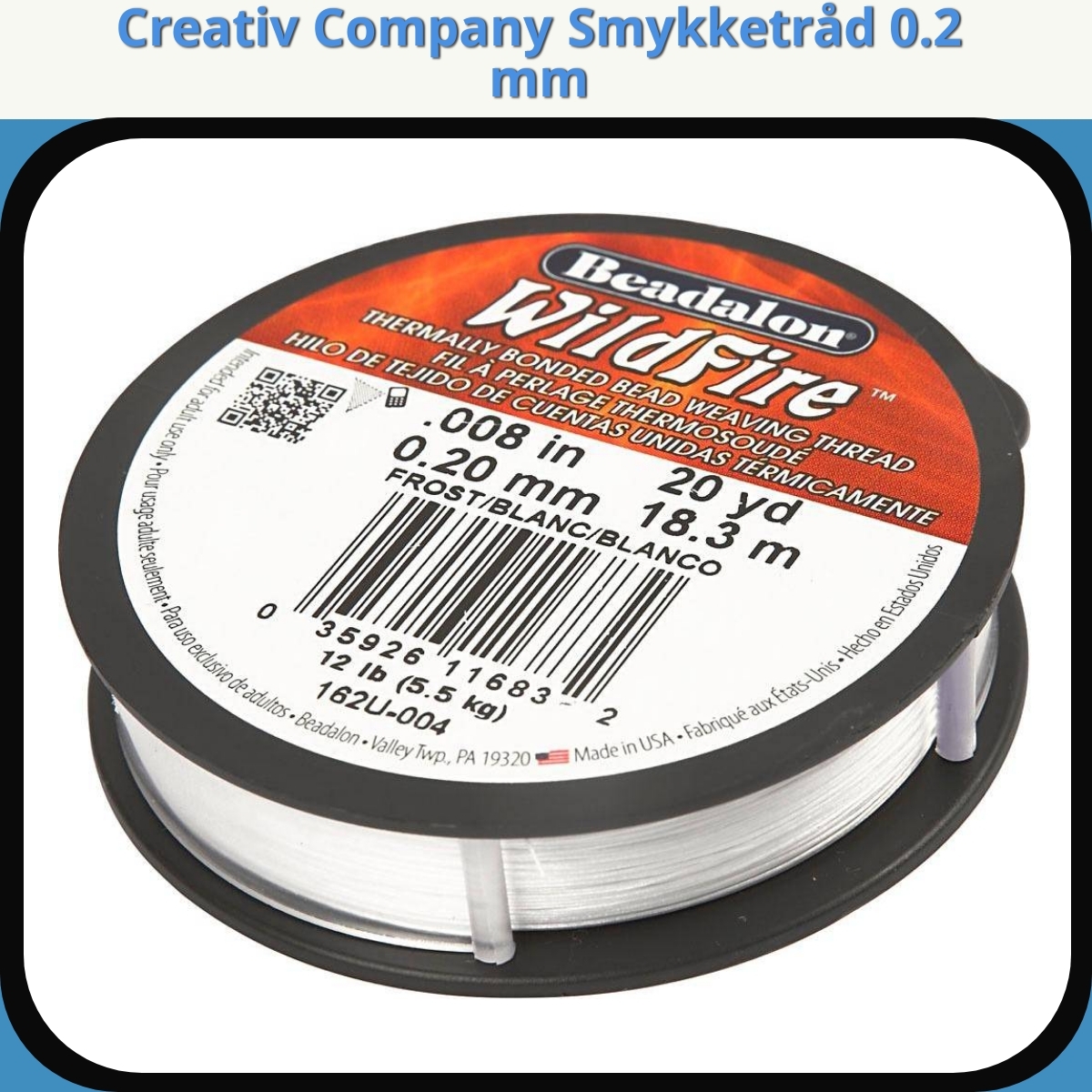 Anmeldelse af Creativ Company Smykketråd 0.2 mm