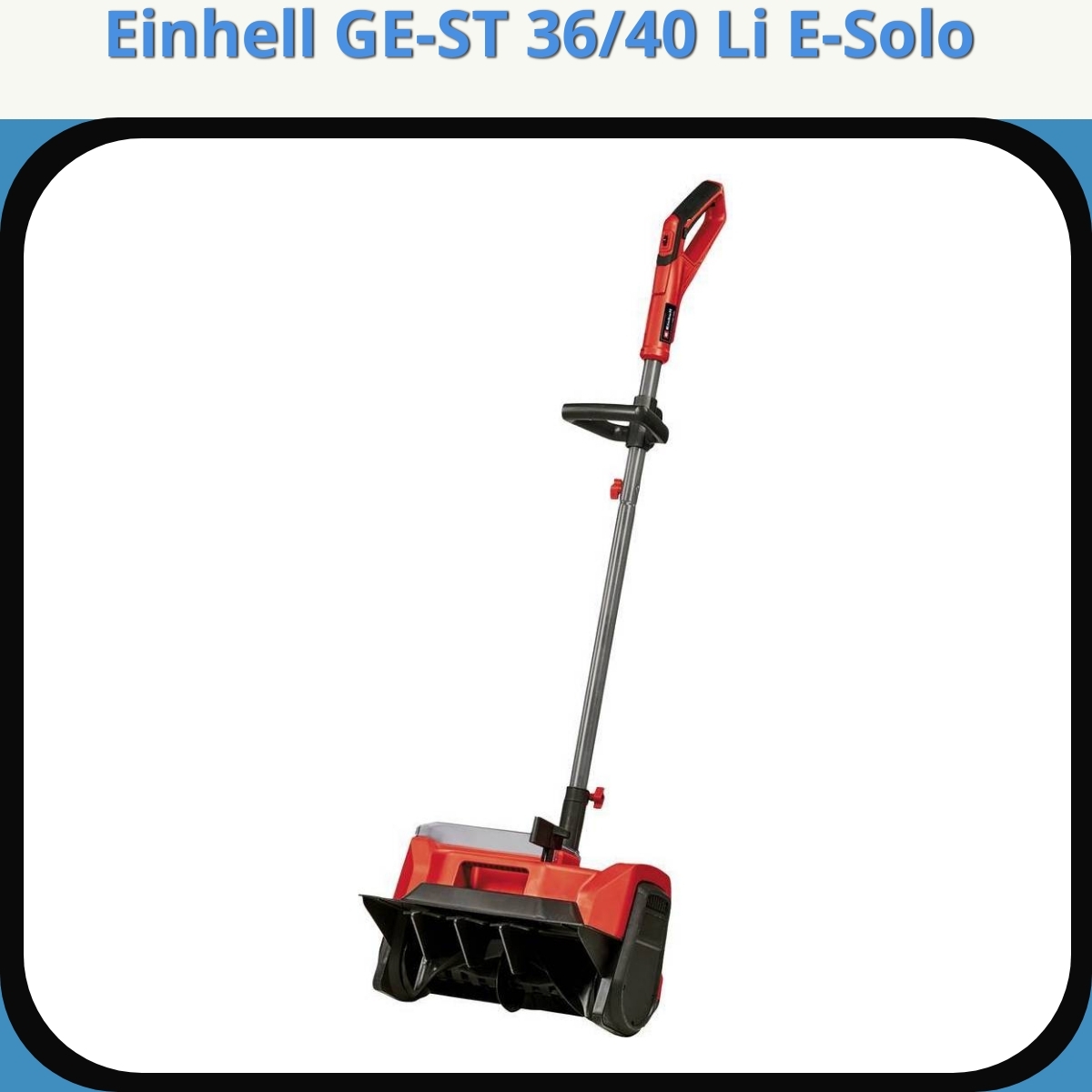 Anmeldelse af Einhell GE-ST 36/40 Li E-Solo