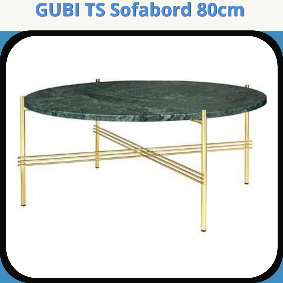 Anmeldelse af GUBI TS Sofabord 80cm