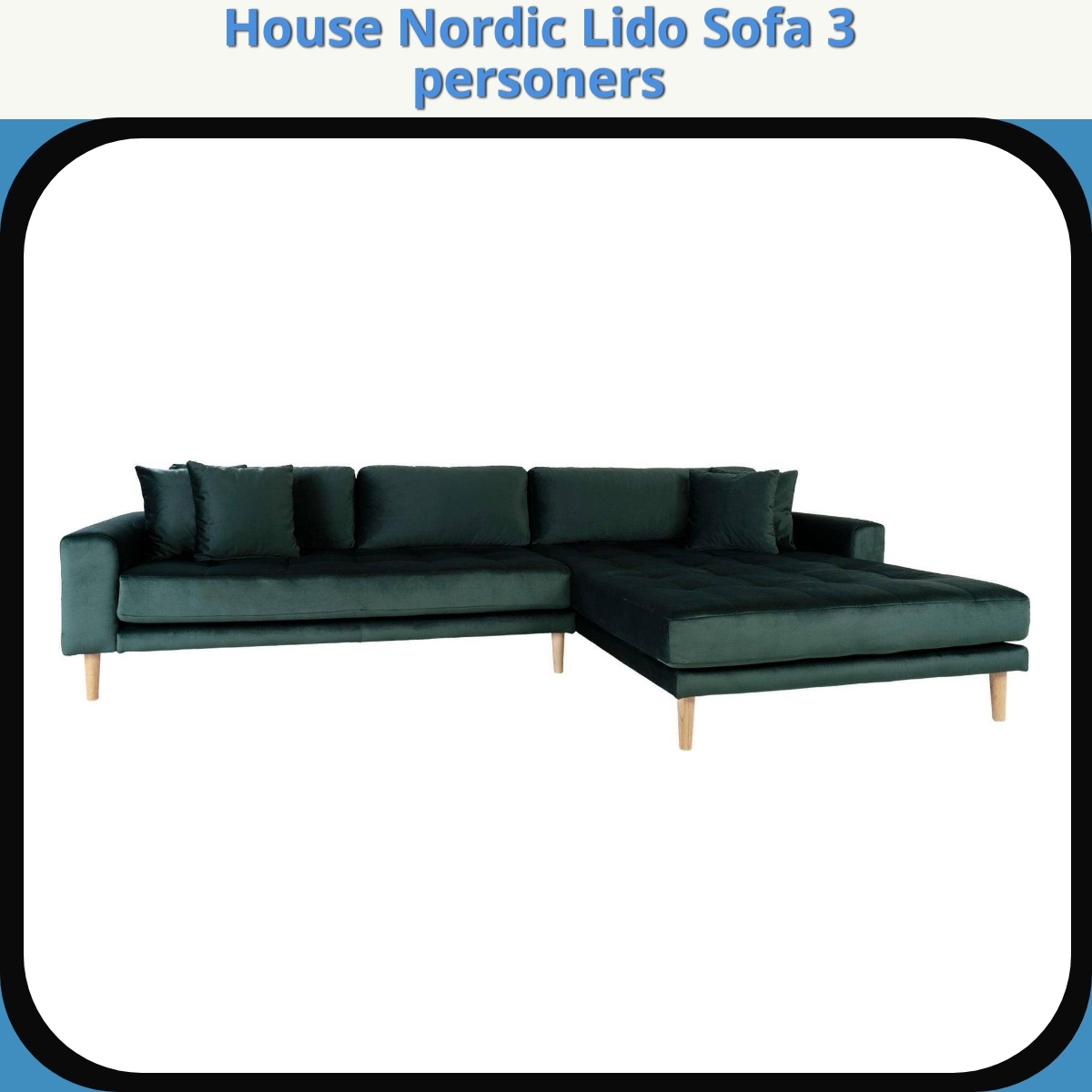 Anmeldelse af House Nordic Lido Sofa 3 personers