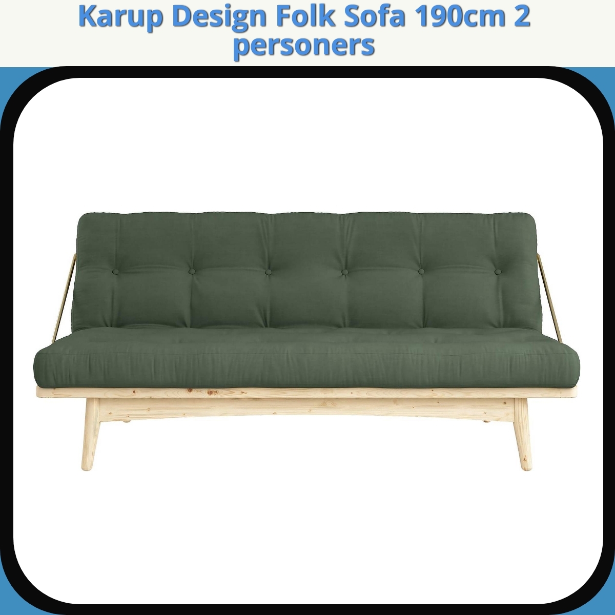 Anmeldelse af Karup Design Folk Sofa 190cm 2 personers