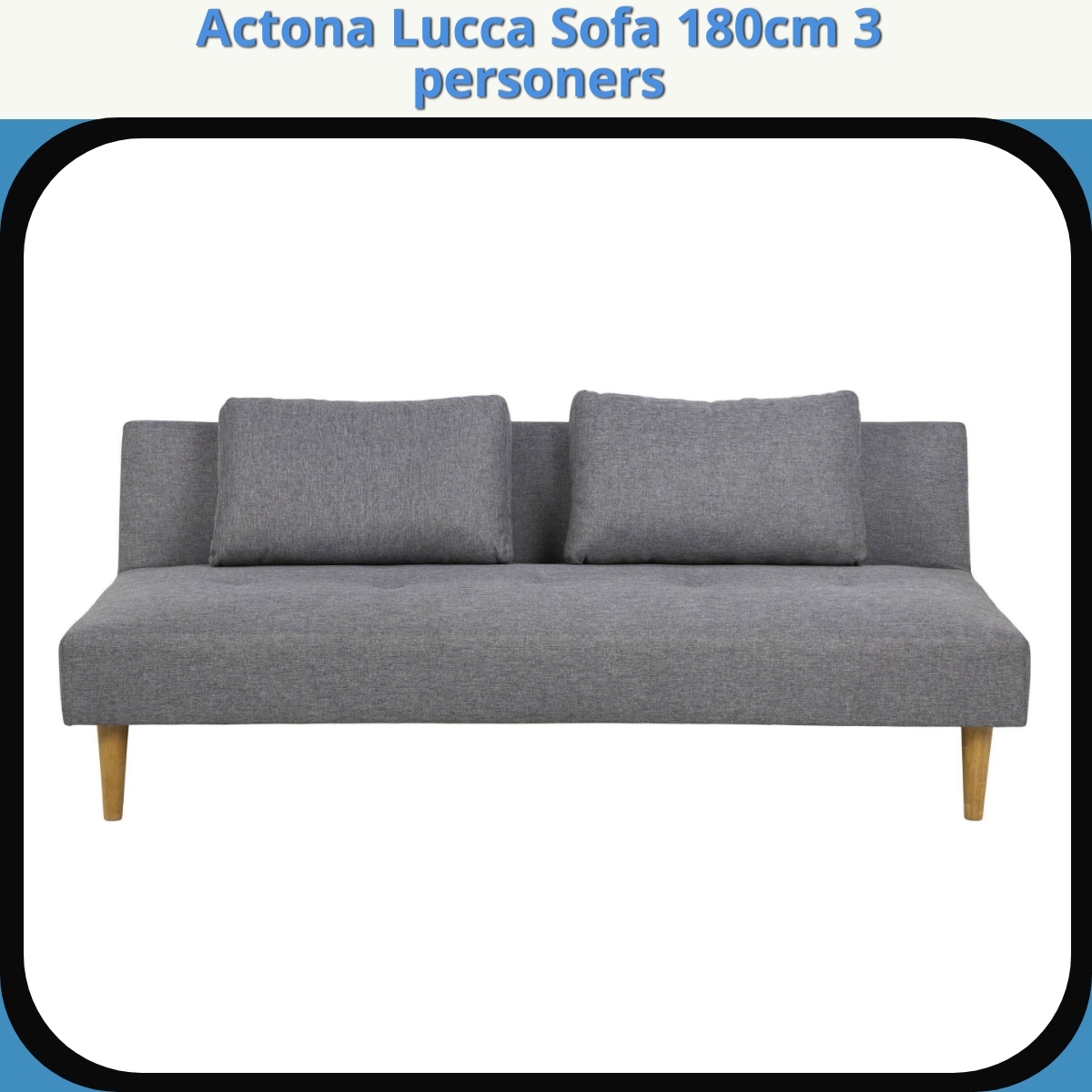 Anmeldelse af Actona Lucca Sofa 180cm 3 personers