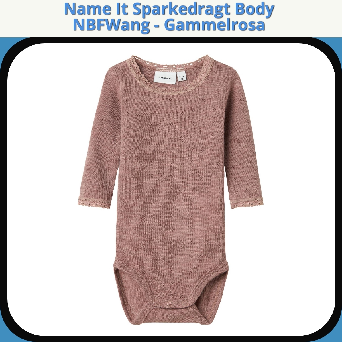 Anmeldelse af Name It Sparkedragt Body NBFWang - Gammelrosa