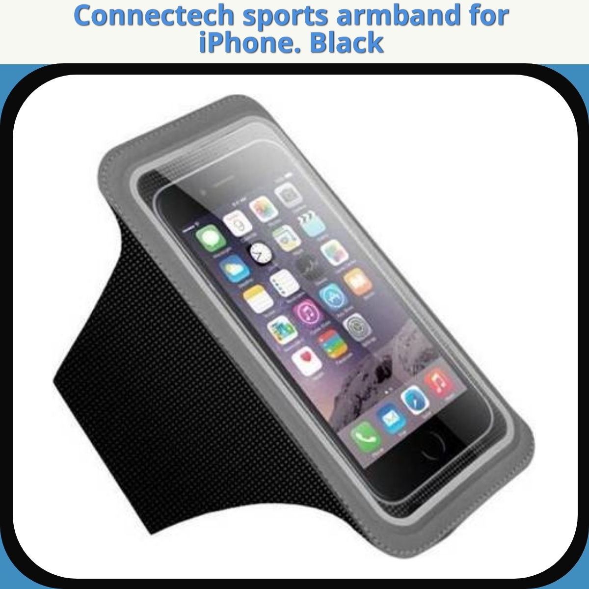 Anmeldelse af Connectech sports armband for iPhone. Black