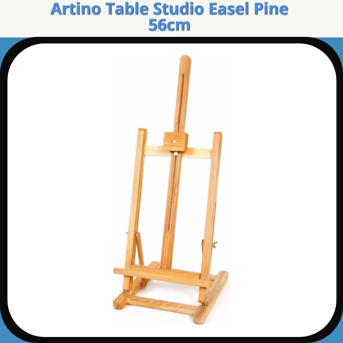 Anmeldelse af Artino Table Studio Easel Pine 56cm