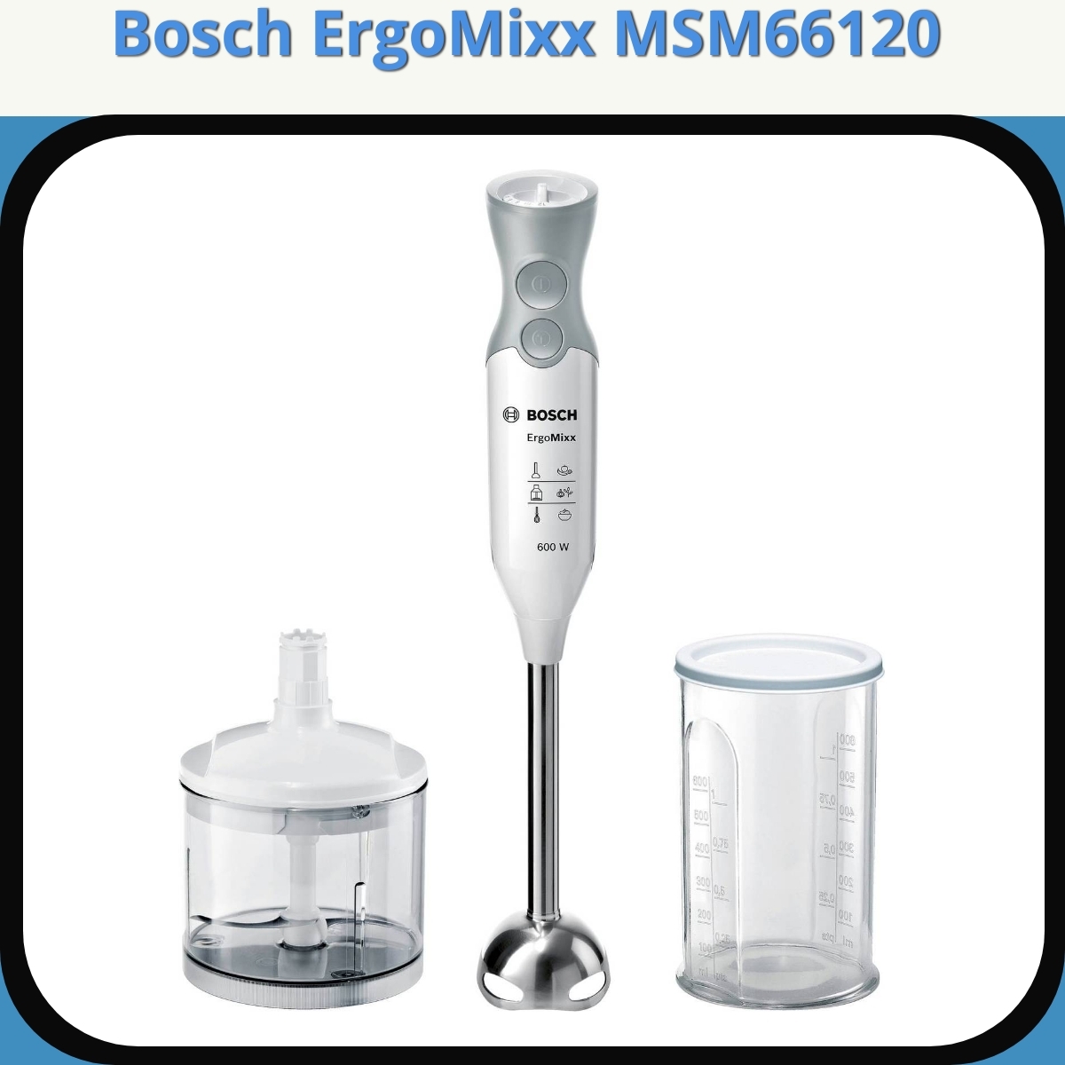 Anmeldelse af Bosch ErgoMixx MSM66120