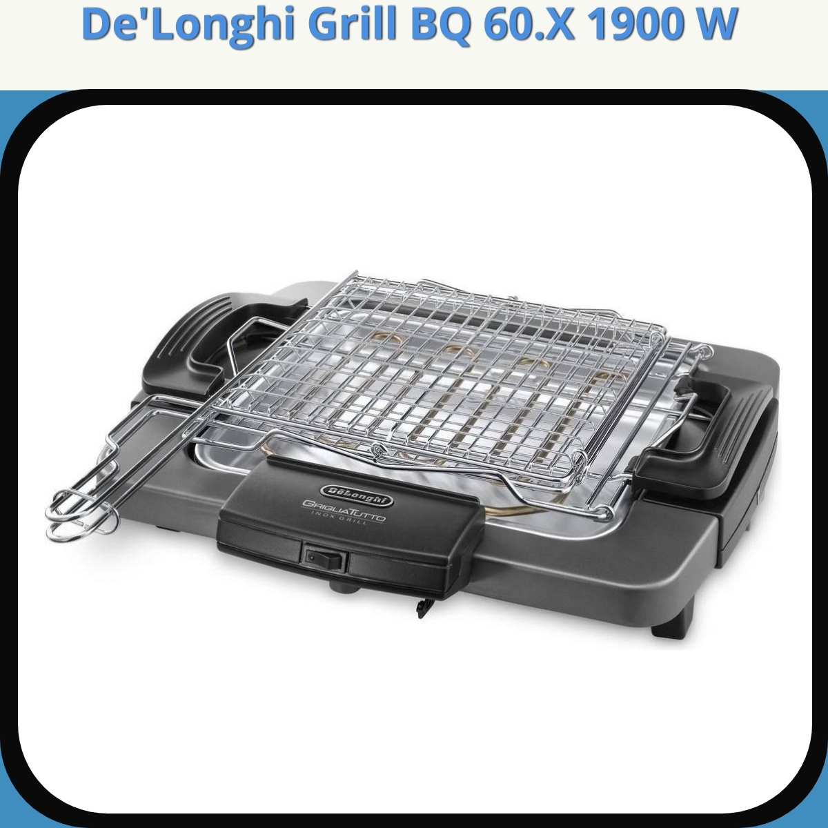 Anmeldelse af De'Longhi Grill BQ 60.X 1900 W