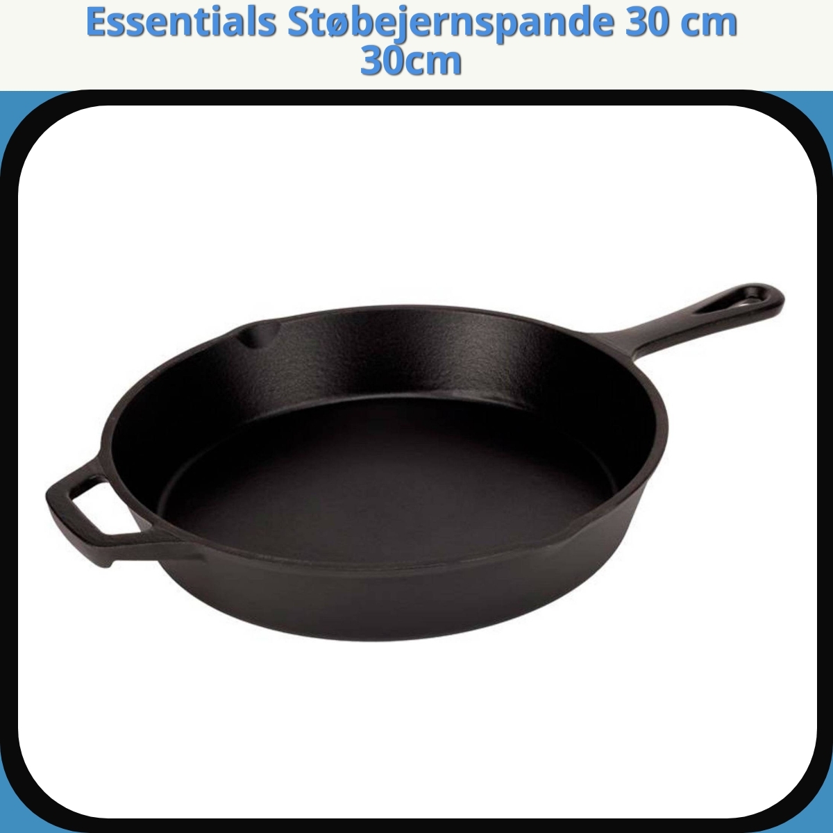 Anmeldelse af Essentials Støbejernspande 30 cm 30cm