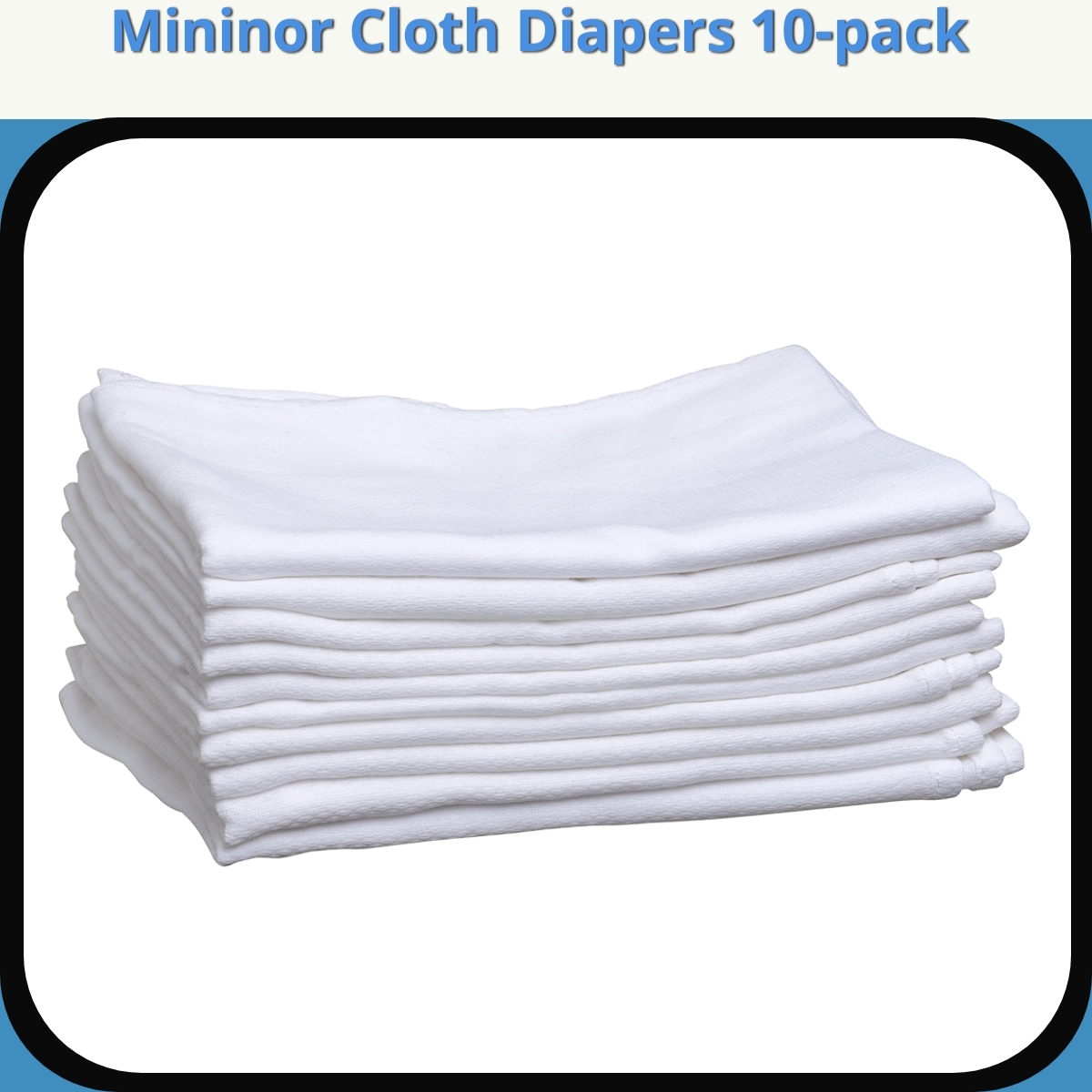 Anmeldelse af Mininor Cloth Diapers 10-pack