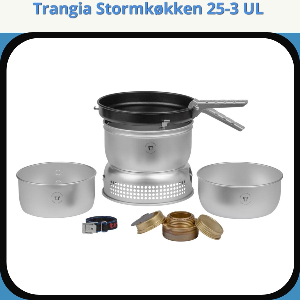 Anmeldelse af Trangia Stormkøkken 25-3 UL