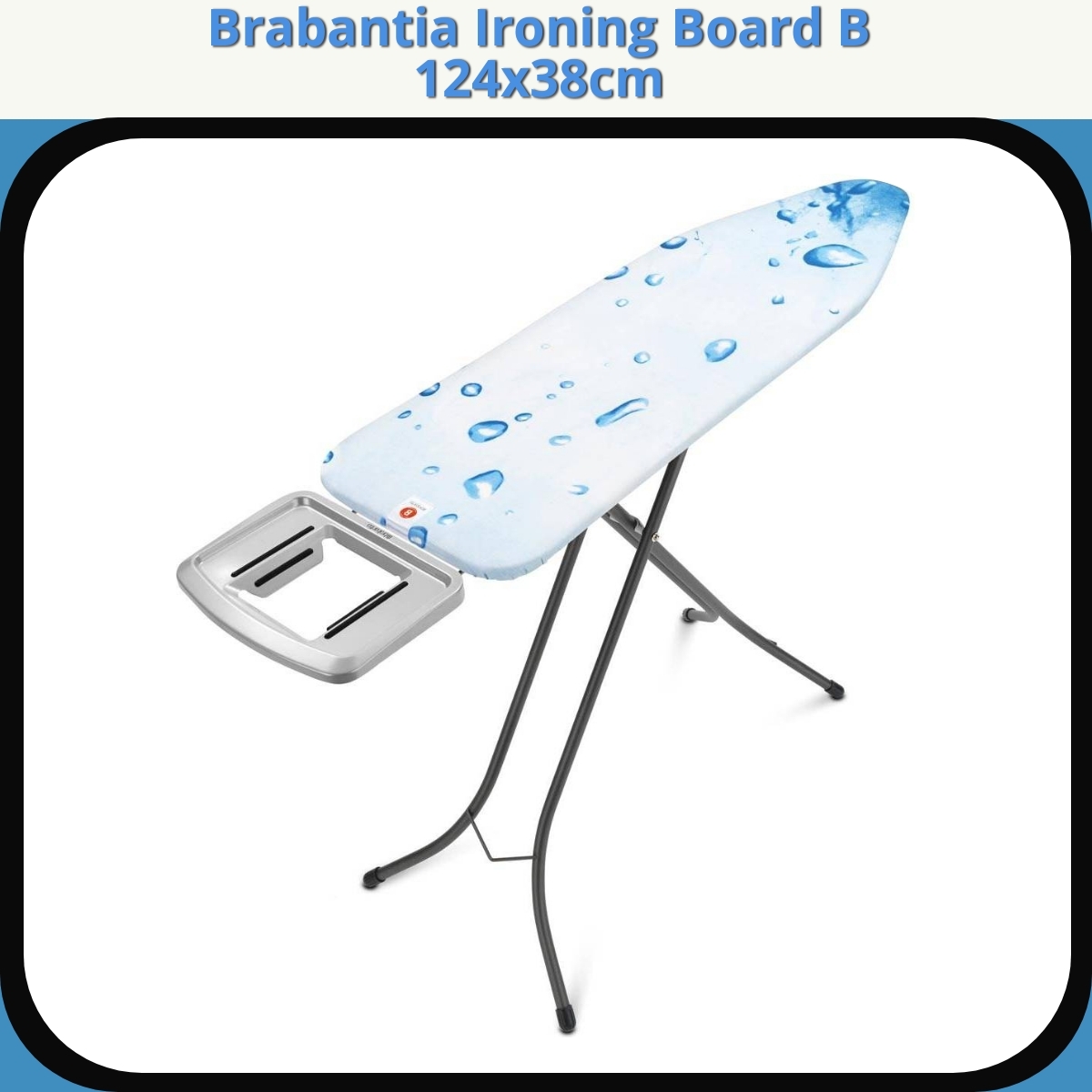 Anmeldelse af Brabantia Ironing Board B 124x38cm