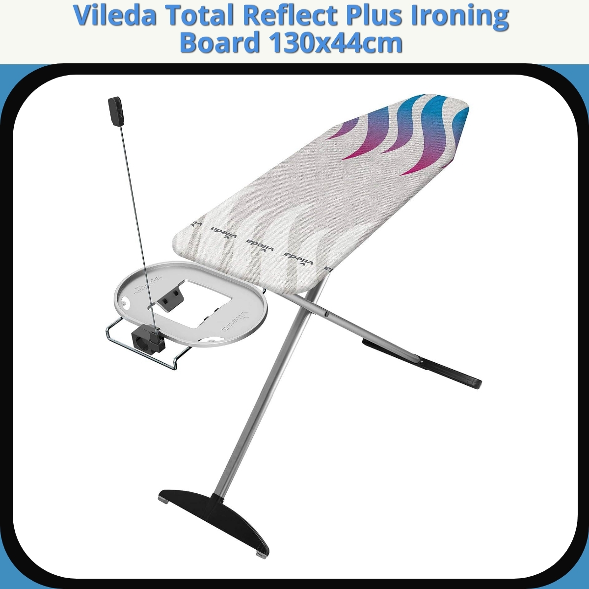 Anmeldelse af Vileda Total Reflect Plus Ironing Board 130x44cm