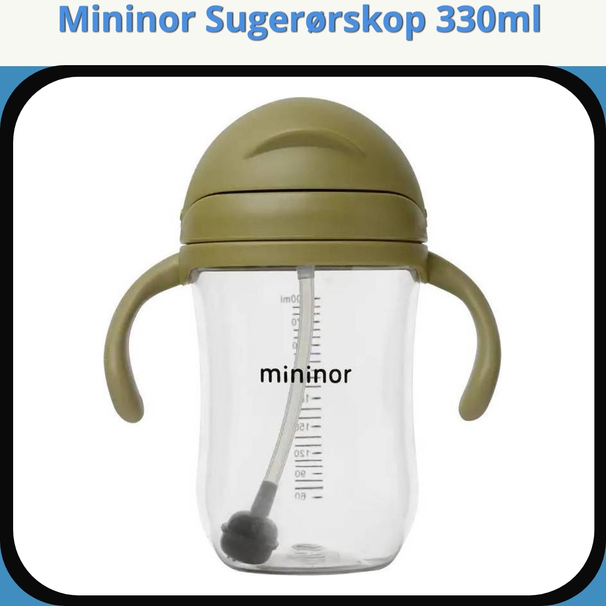 Anmeldelse af Mininor Sugerørskop 330ml