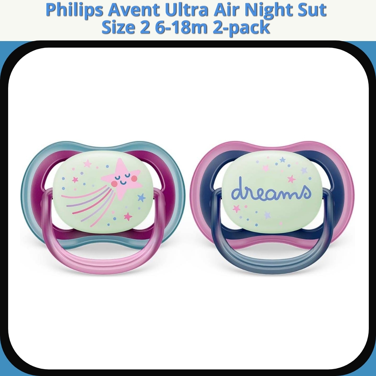 Anmeldelse af Philips Avent Ultra Air Night Sut Size 2 6-18m 2-pack
