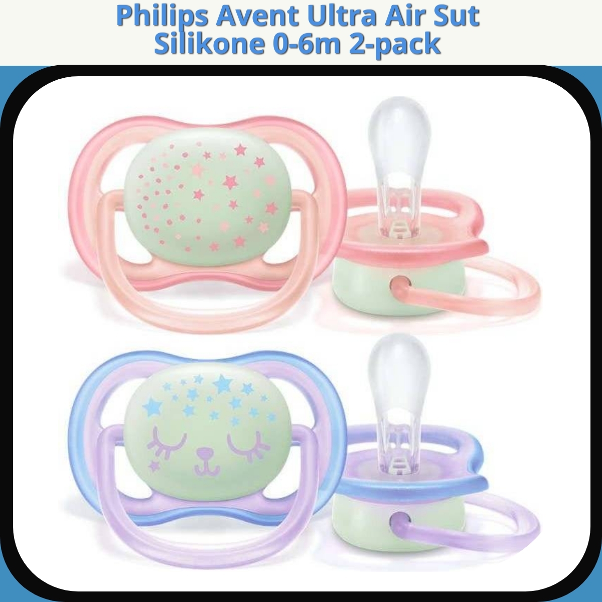 Anmeldelse af Philips Avent Ultra Air Sut Silikone 0-6m 2-pack
