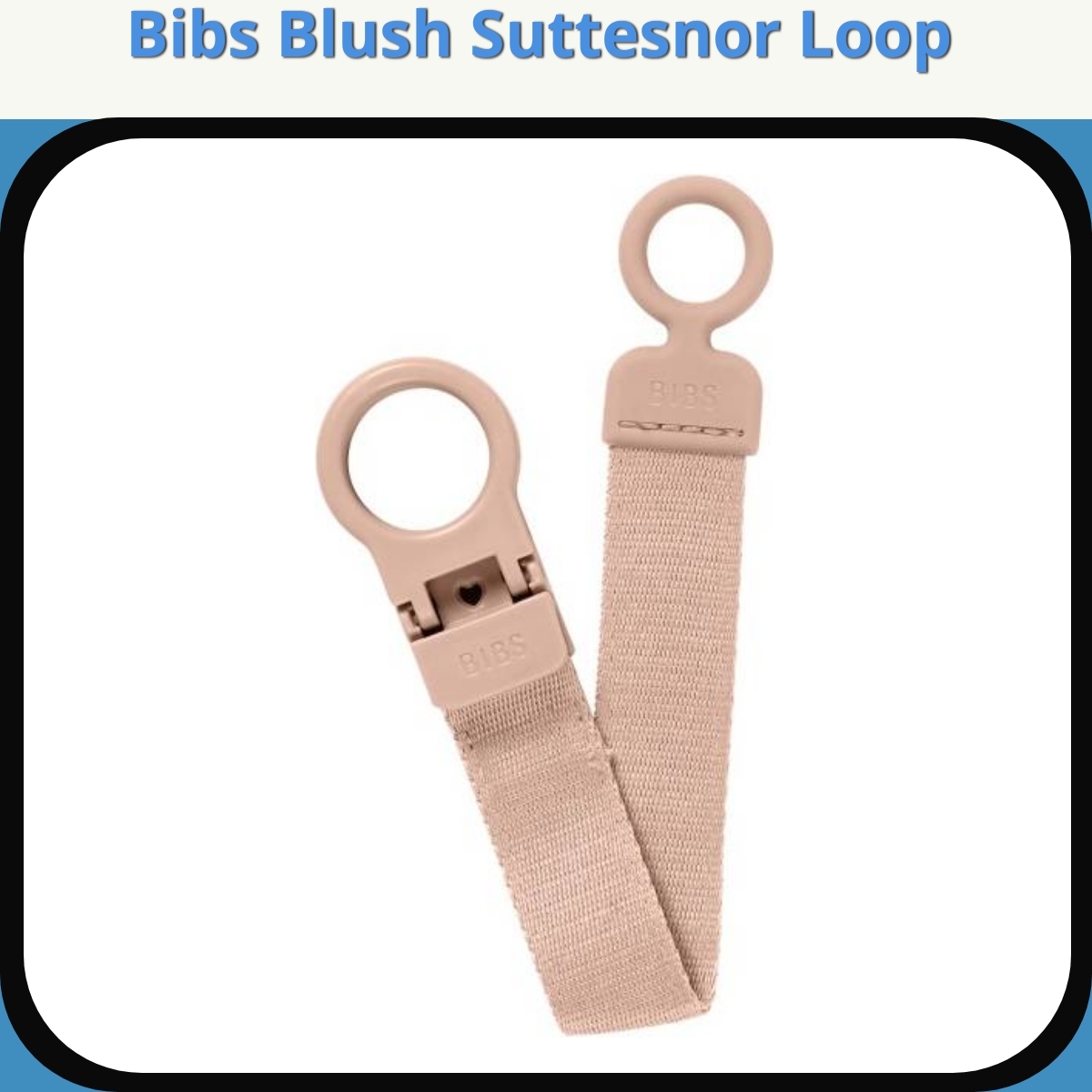 Anmeldelse af Bibs Blush Suttesnor Loop